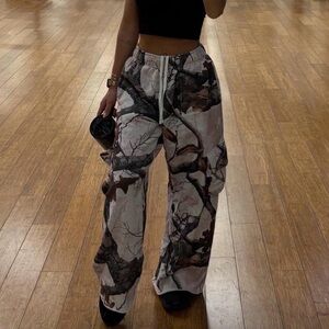 Pink Camo Darc Sport Sweatpants Oversized Small